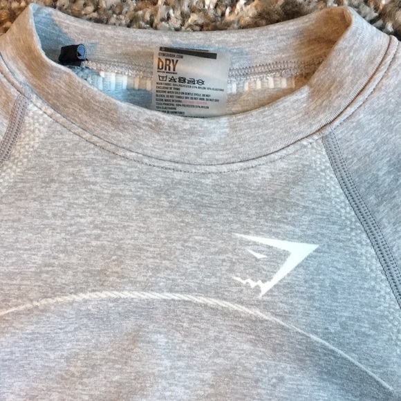 Gymshark Amplify Seamless long sleeve crop top Size S - Picture 5 of 6